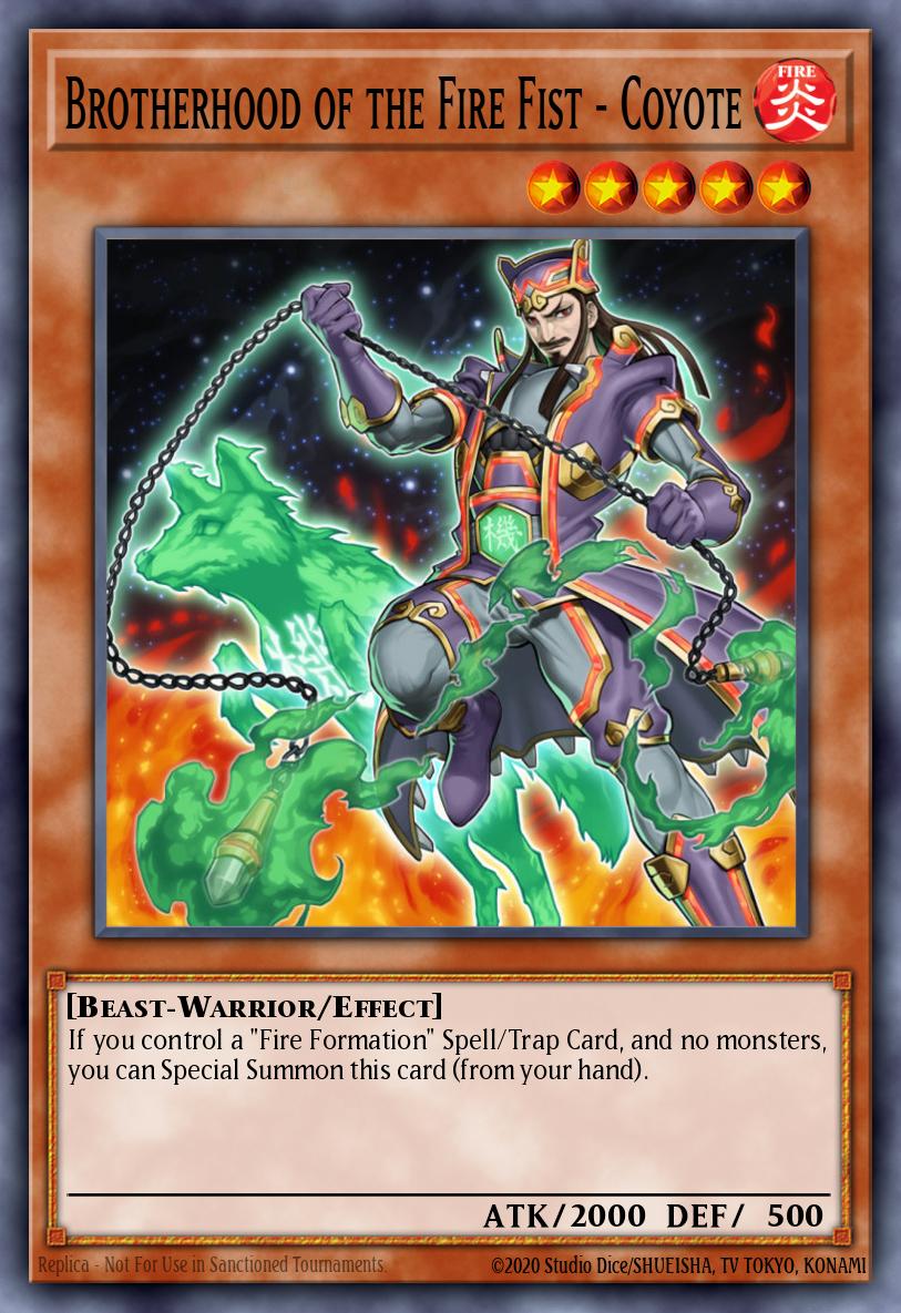 Brotherhood of the Fire Fist - Coyote Secret Rare MP14-EN054 2014 Mega-Tin Mega Pack Yugioh card