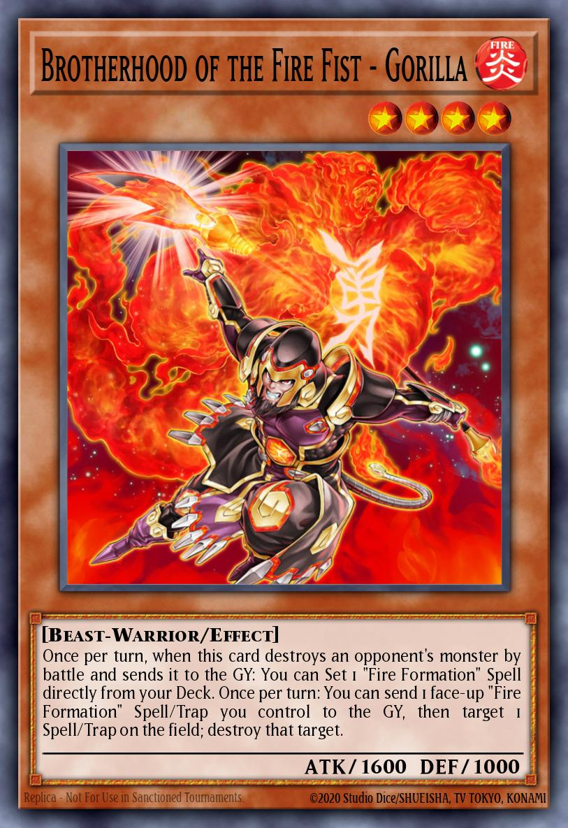 Brotherhood of the Fire Fist - Gorilla Super Rare CT11-EN003 2014 Mega-Tins Yugioh card