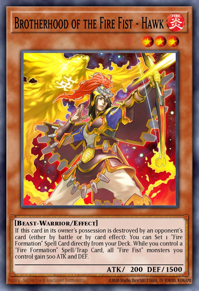 Brotherhood of the Fire Fist - Hawk Super Rare AP02-EN008 Astral Pack Two Yugioh card