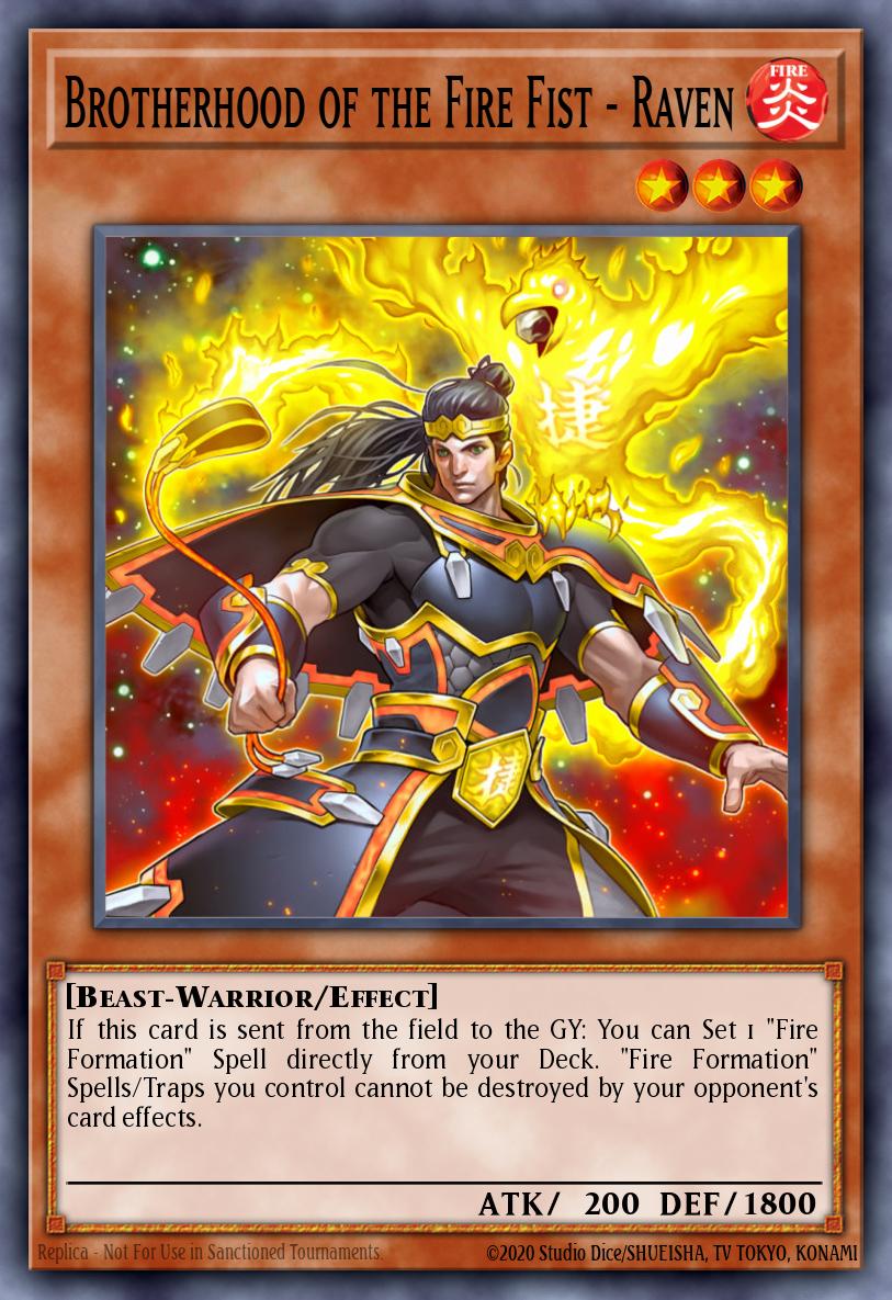 Brotherhood of the Fire Fist - Raven Super Rare AP02-EN009 Astral Pack Two Yugioh card
