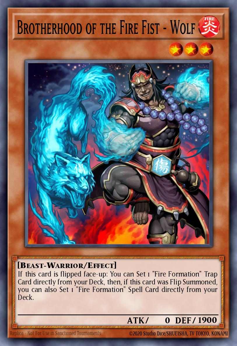Brotherhood of the Fire Fist - Wolf Common MP14-EN012 2014 Mega-Tin Mega Pack Yugioh card