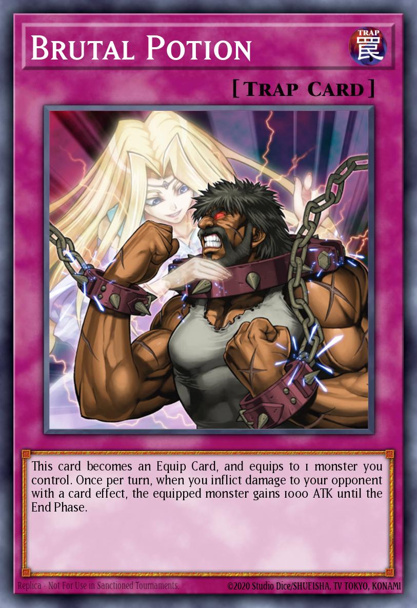 Brutal Potion Super Rare GX05-EN003 Yu-Gi-Oh! GX Tag Force Evolution promotional cards Yugioh card