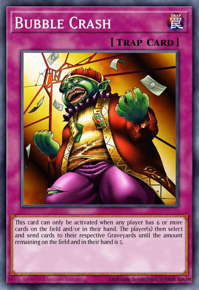 Bubble Crash Common DB2-EN199 Dark Beginning 2 Yugioh card