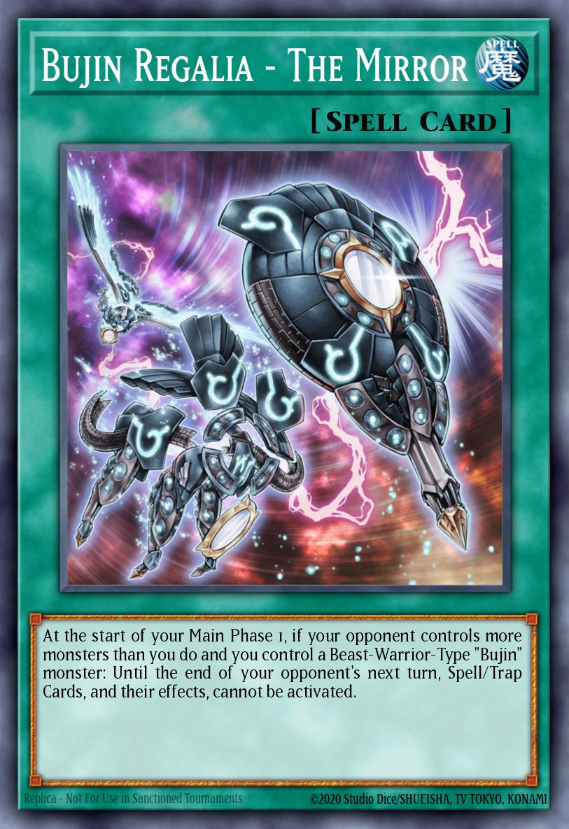 Bujin Regalia - The Mirror Rare MP14-EN170 2014 Mega-Tin Mega Pack Yugioh card
