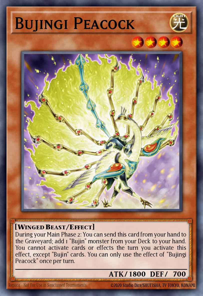 Bujingi Peacock Rare MP14-EN208 2014 Mega-Tin Mega Pack Yugioh card