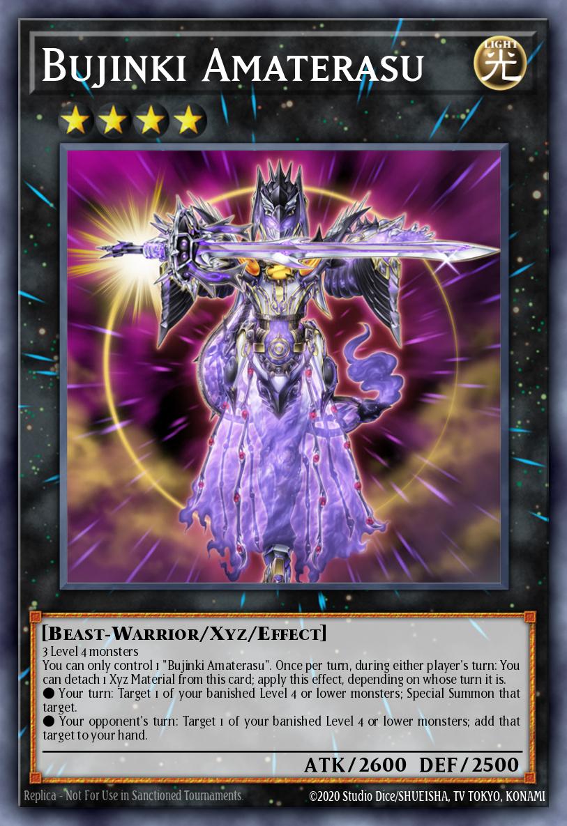 Bujinki Amaterasu Secret Rare MP15-EN029 2015 Mega-Tin Mega Pack Yugioh card