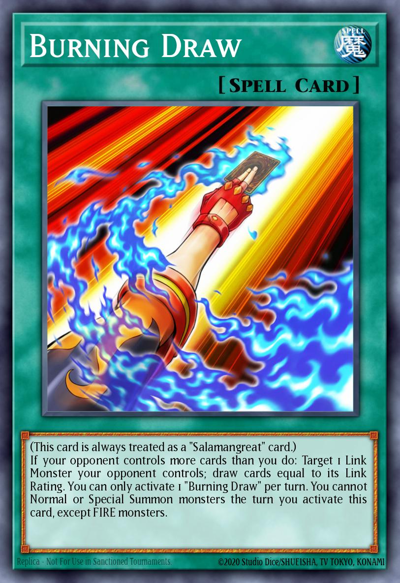 Burning Draw Ultra Rare MP21-EN074 2021 Tin of Ancient Battles Yugioh card