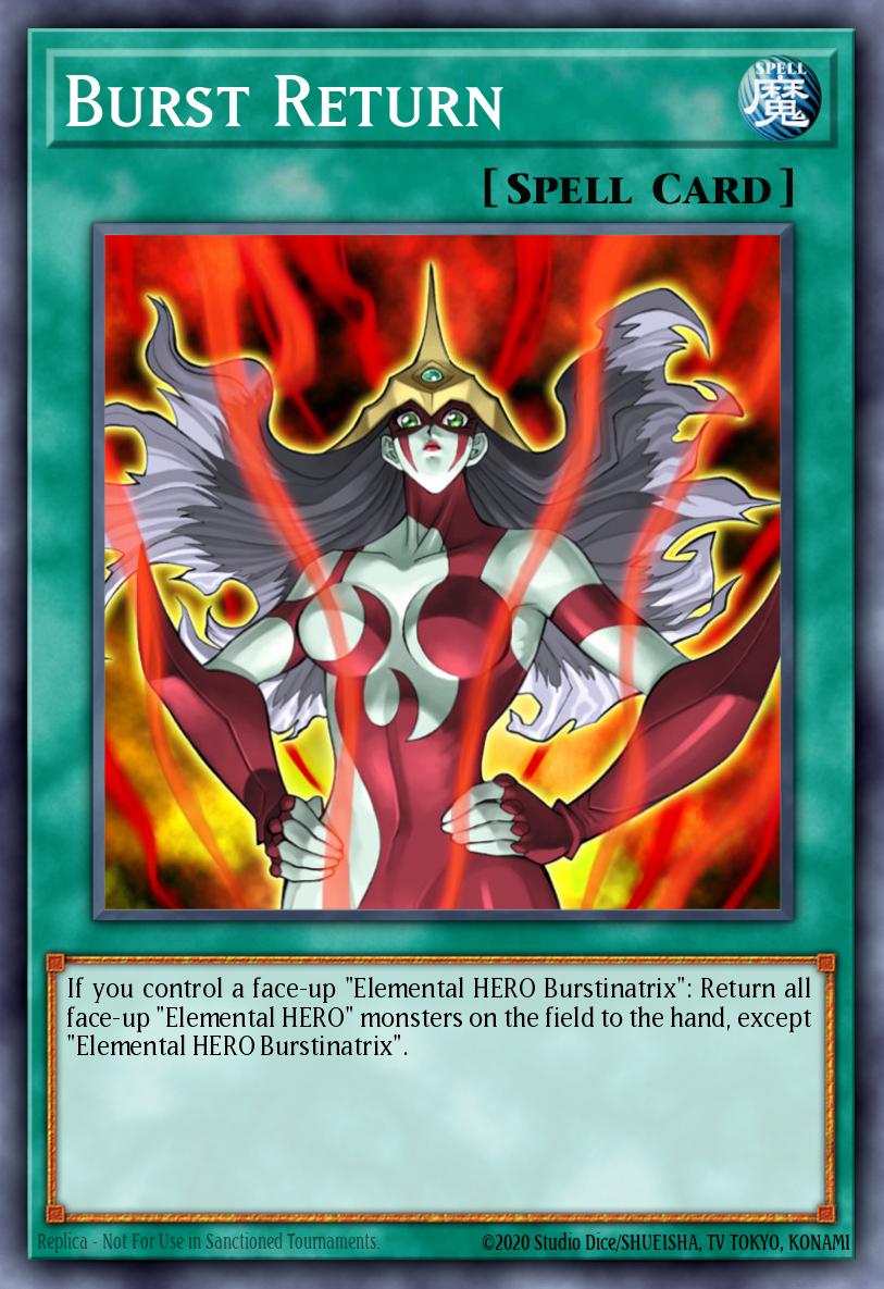 Burst Return Super Rare DP1-EN022 Duelist Pack Jaden Yuki Yugioh card