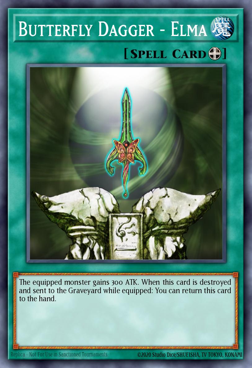 Butterfly Dagger - Elma Super Rare DCR-032 Dark Crisis Yugioh card