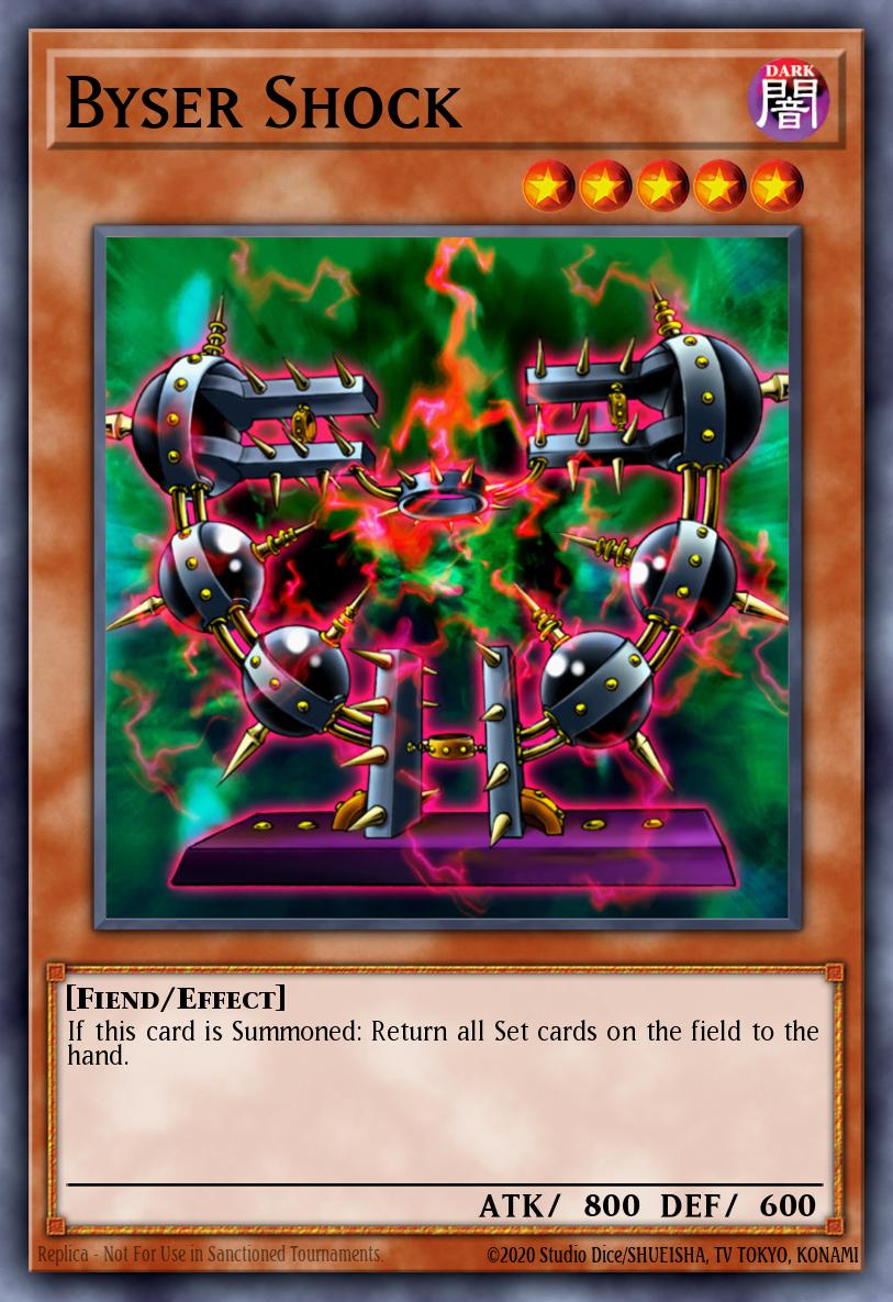 Byser Shock Ultra Rare DR1-EN052 Dark Revelation Volume 1 Yugioh card