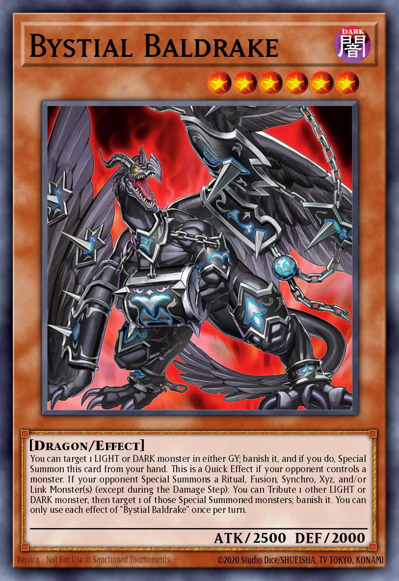 Bystial Baldrake Starlight Rare MP25-EN045 2025 Mega-Pack Tin Yugioh card
