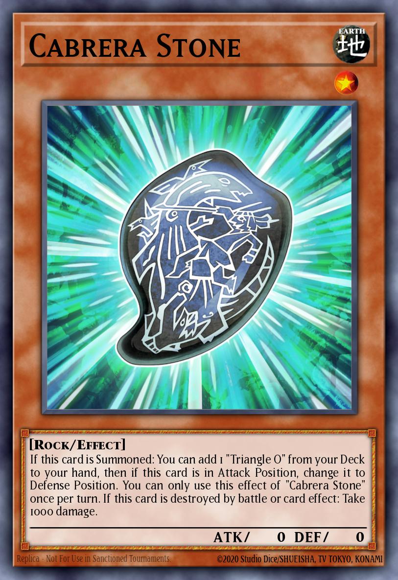 Cabrera Stone Rare MZMI-EN019 Maze of Millennia Yugioh card