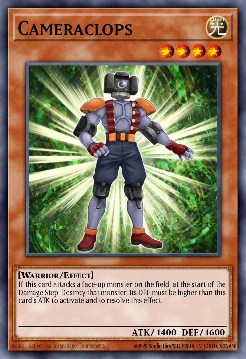 Cameraclops Common GAOV-EN017 Galactic Overlord Yugioh card