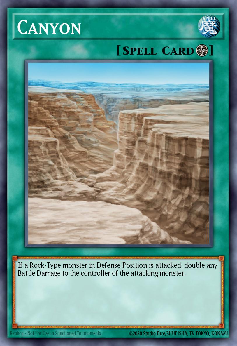 Canyon Common SD7-EN016 Structure Deck Invincible Fortress Yugioh card