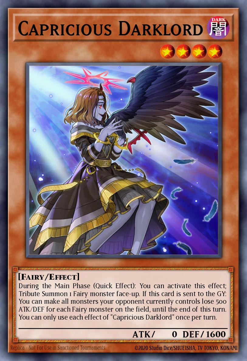 Capricious Darklord Common MP21-EN117 2021 Tin of Ancient Battles Yugioh card