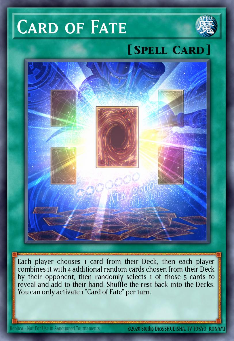 Card of Fate Ultra Rare DUOV-EN052 Duel Overload Yugioh card