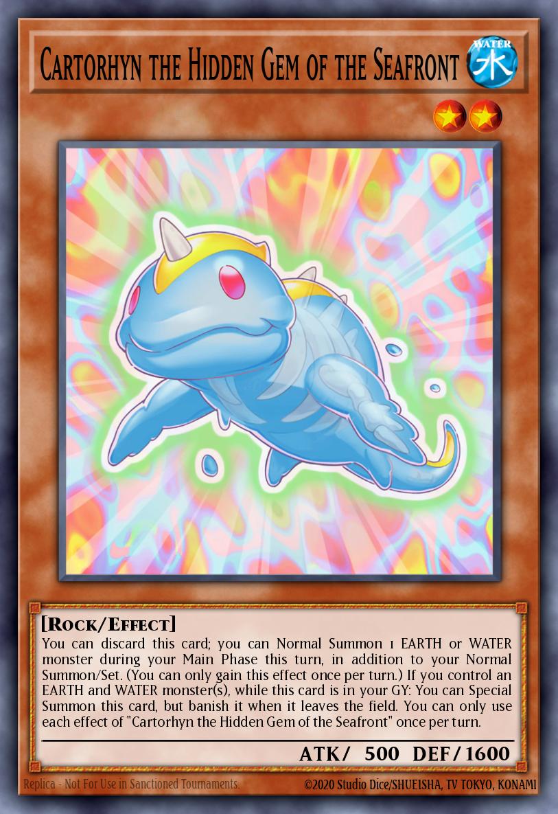 Cartorhyn the Hidden Gem of the Seafront Rare MP23-EN132 25th Anniversary Tin Dueling Heroes Mega Pack Yugioh card