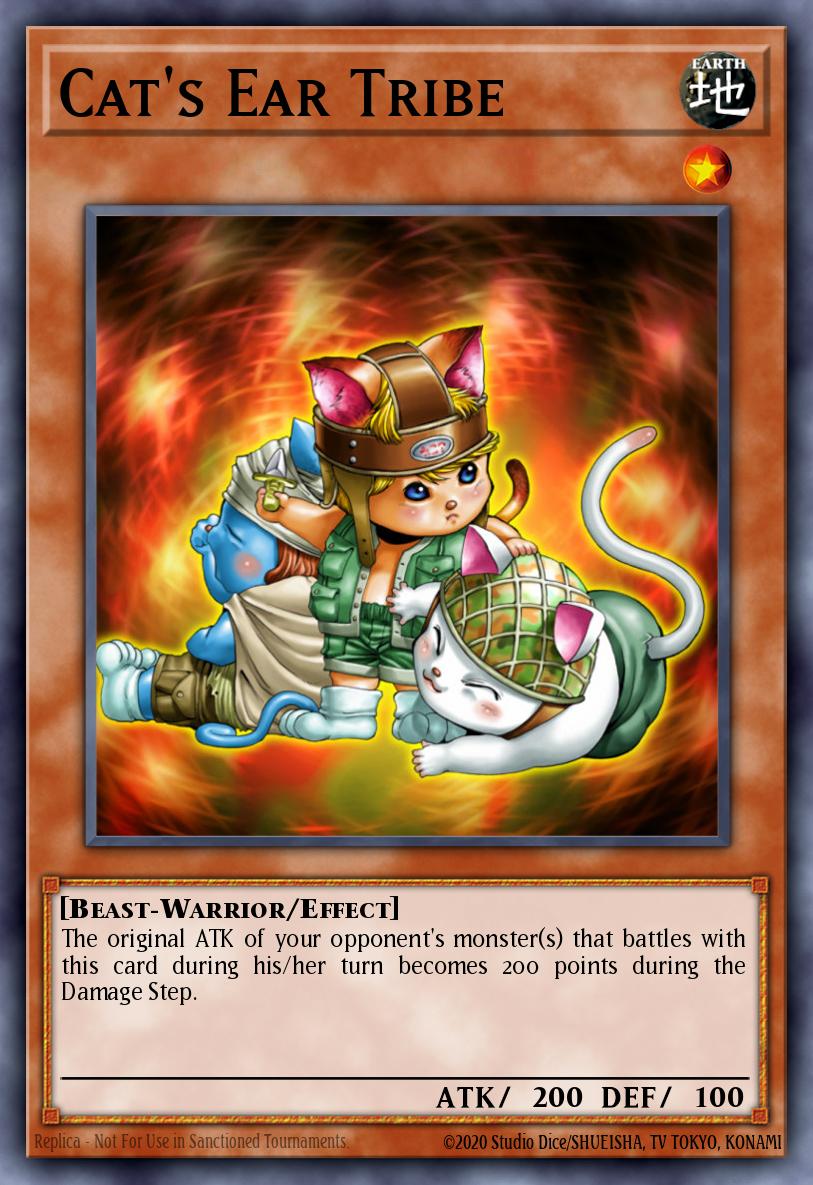 Cats Ear Tribe Common DR1-EN136 Dark Revelation Volume 1 Yugioh card