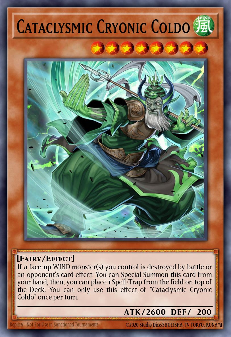 Cataclysmic Cryonic Coldo Common RIRA-EN030 Rising Rampage Yugioh card