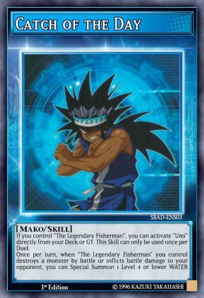 Catch of the Day Common STP6-ENS02 Speed Duel Tournament Pack 6 Yugioh card