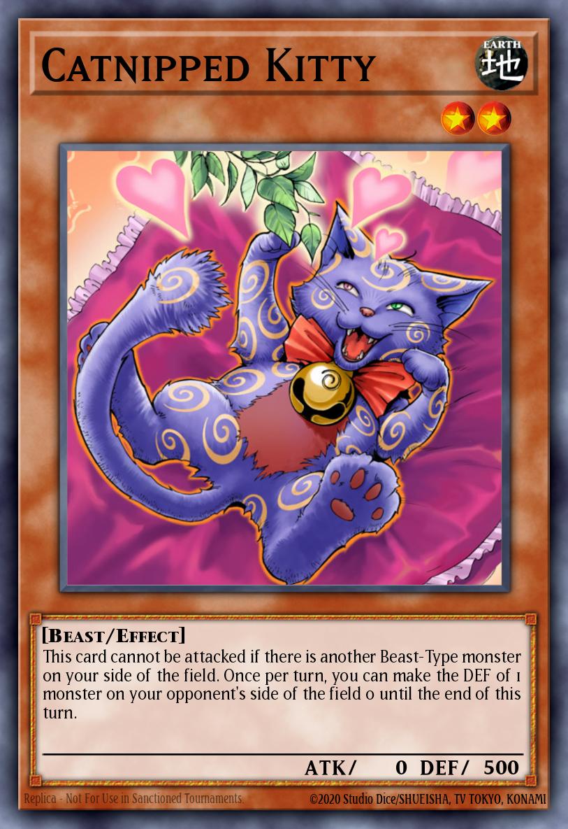 Catnipped Kitty Common DR3-EN133 Dark Revelation Volume 3 Yugioh card