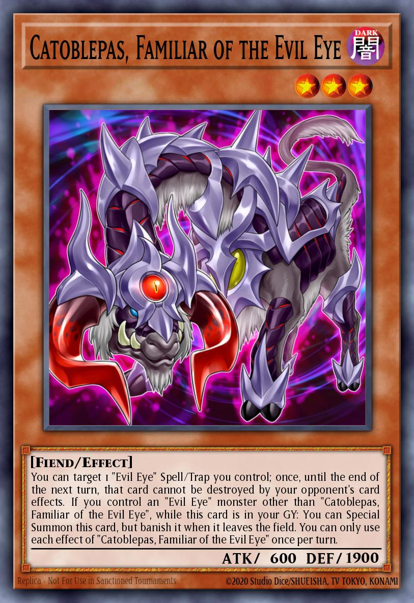 Catoblepas Familiar of the Evil Eye Common MP20-EN234 2020 Tin of Lost Memories Mega Pack Yugioh card