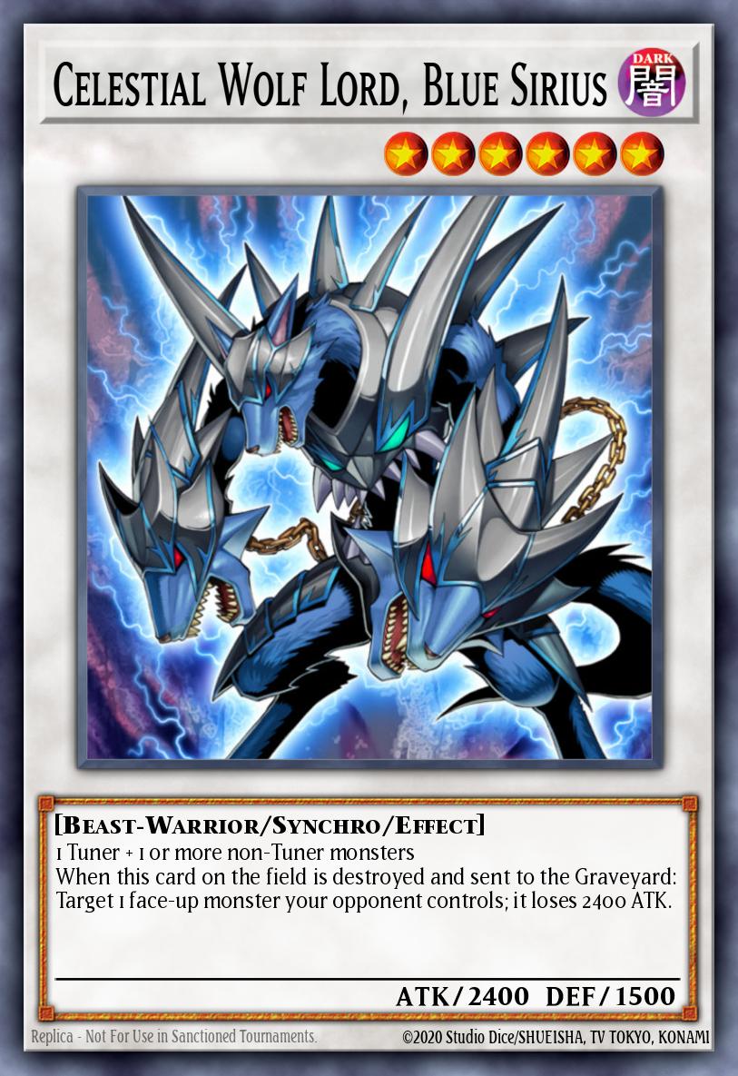 Celestial Wolf Lord Blue Sirius Ultra Rare MP14-EN183 2014 Mega-Tin Mega Pack Yugioh card