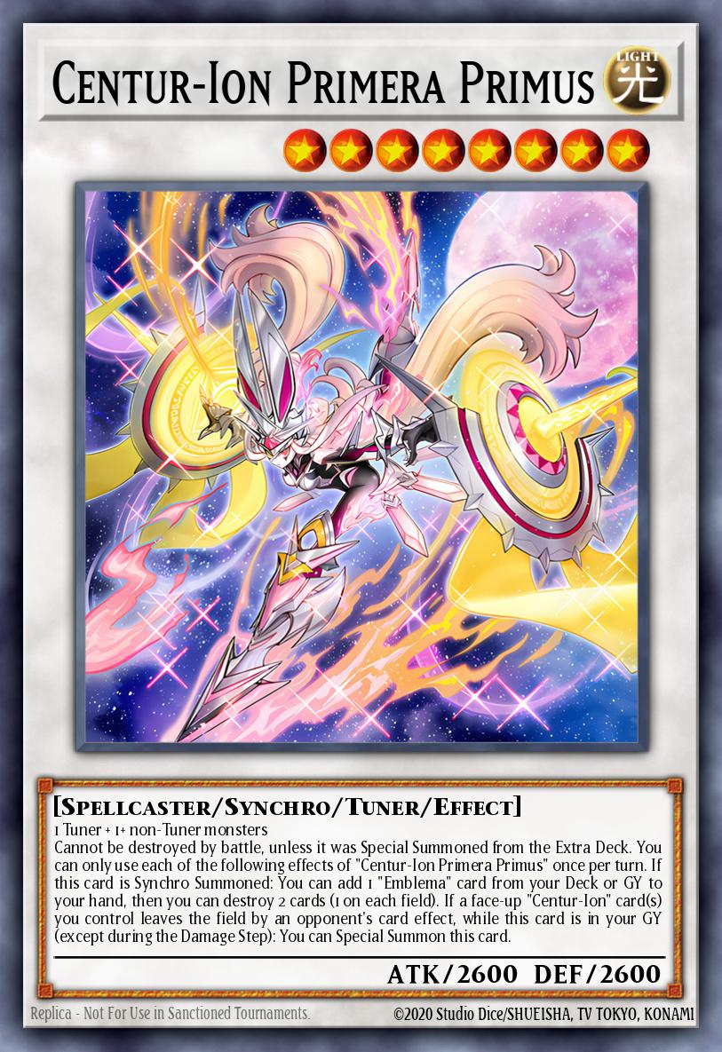 Centur-Ion Primera Primus Prismatic Secret Rare MP25-EN106 2025 Mega-Pack Tin Yugioh card