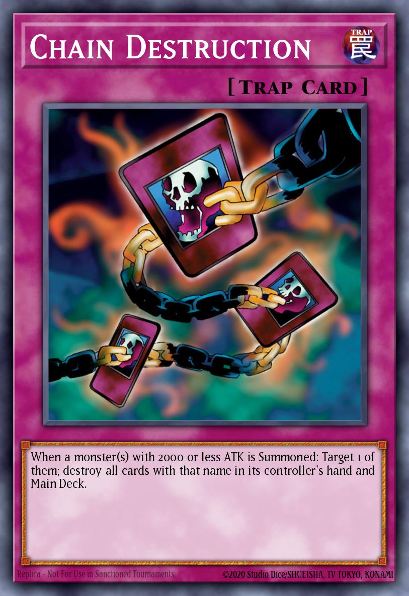 Chain Destruction Common DB1-EN070 Dark Beginning 1 Yugioh card