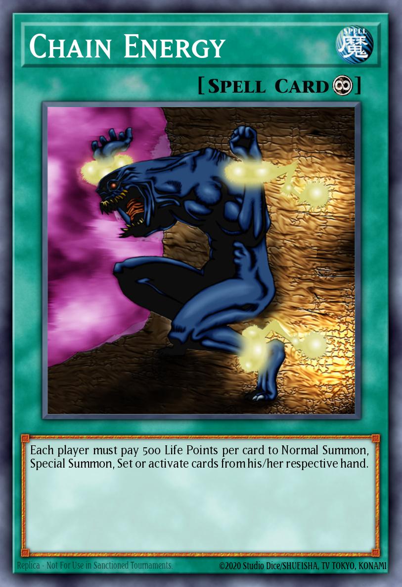 Chain Energy Common DB1-EN030 Dark Beginning 1 Yugioh card