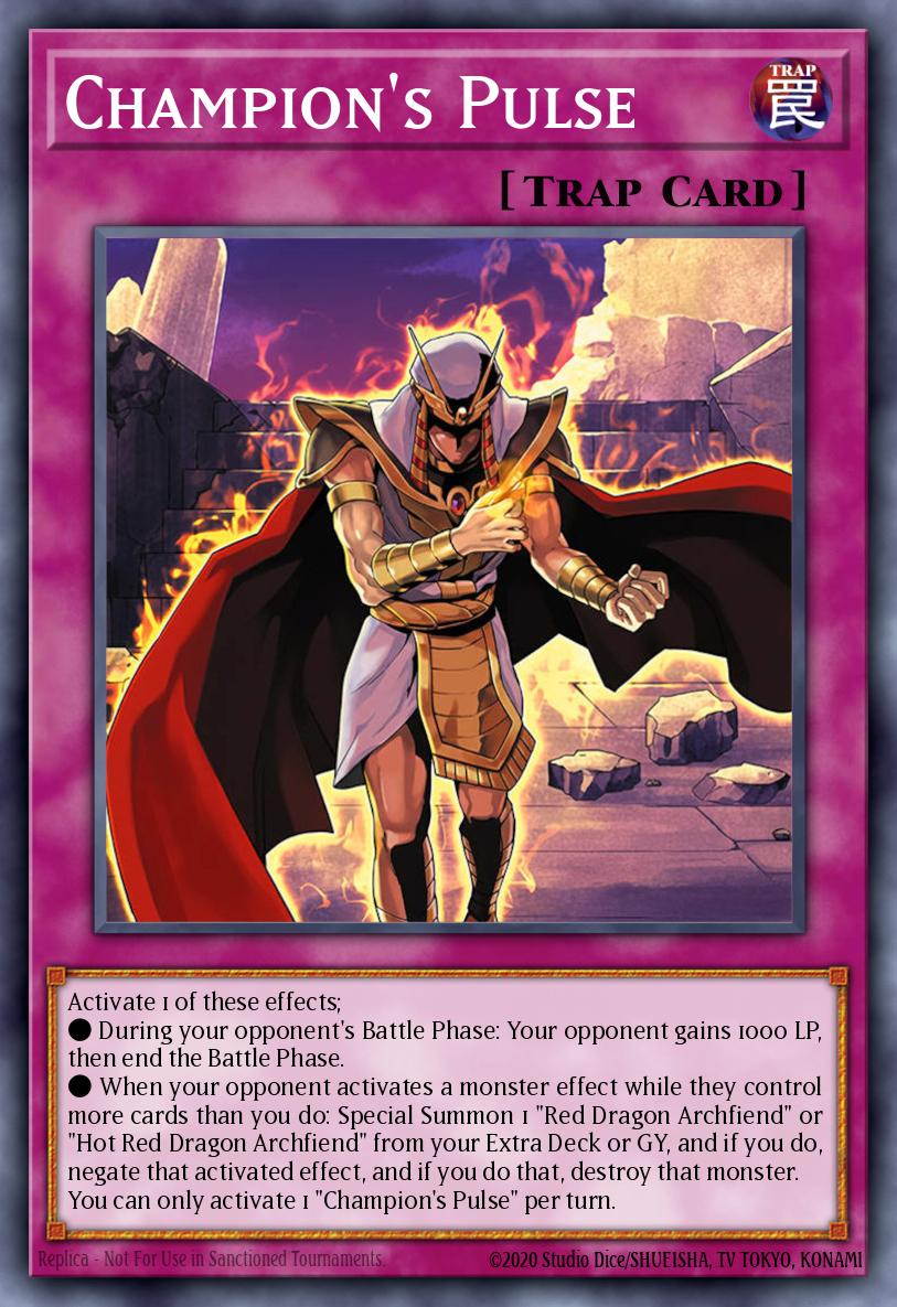 Champion's Pulse Secret Rare BLGG-EN035 Battles of Legend: Glorious Gallery Yugioh card