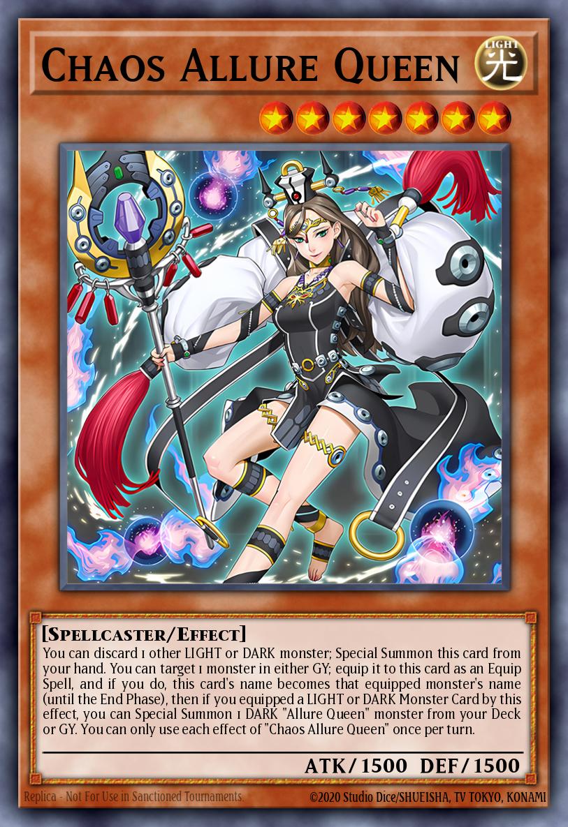 Chaos Allure Queen Ultra Rare MP25-EN242 2025 Mega-Pack Tin Yugioh card