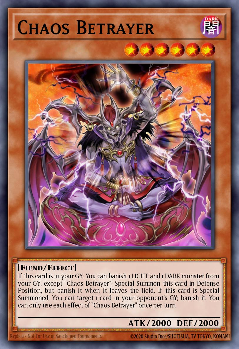 Chaos Betrayer Common MP20-EN060 2020 Tin of Lost Memories Mega Pack Yugioh card