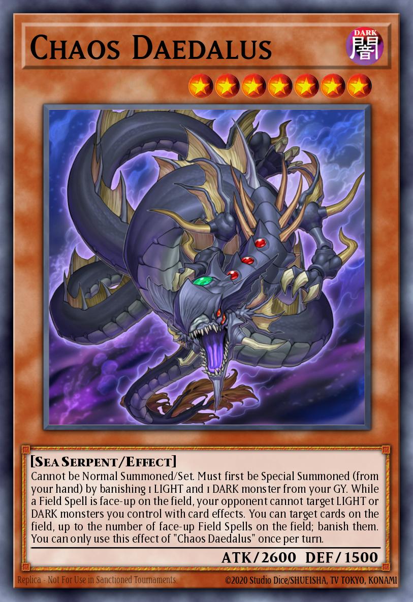 Chaos Daedalus Ultra Rare BLCR-EN071 Battles of Legend Crystal Revenge Yugioh card