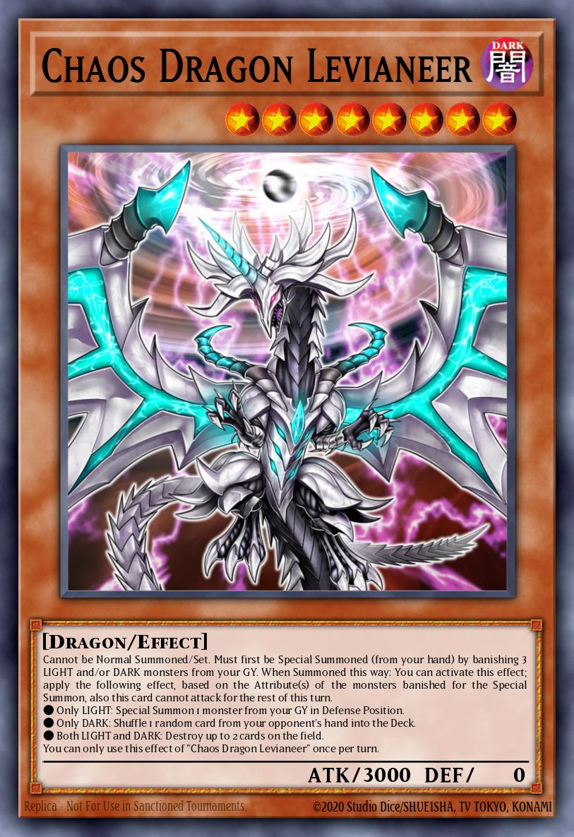 Chaos Dragon Levianeer Starlight Rare MP25-EN035 2025 Mega-Pack Tin Yugioh card