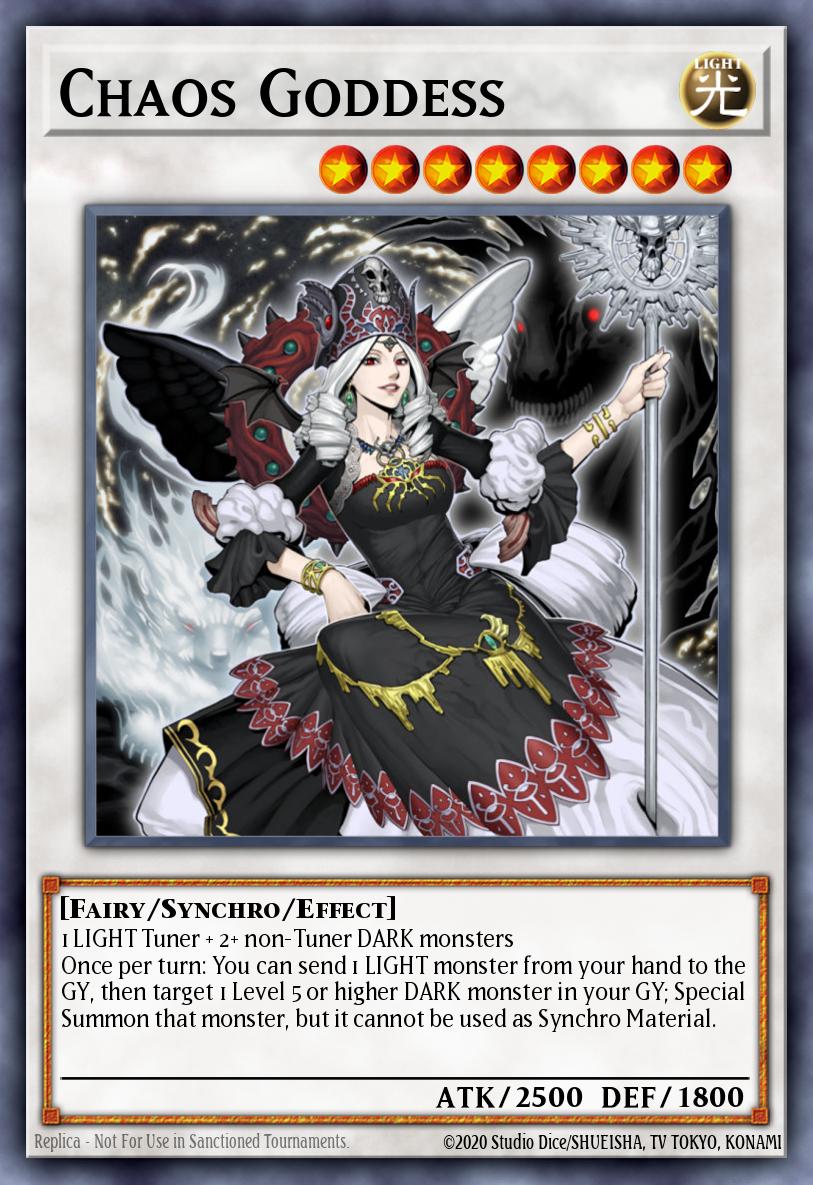 Chaos Goddess Ultra Rare DUOV-EN079 Duel Overload Yugioh card