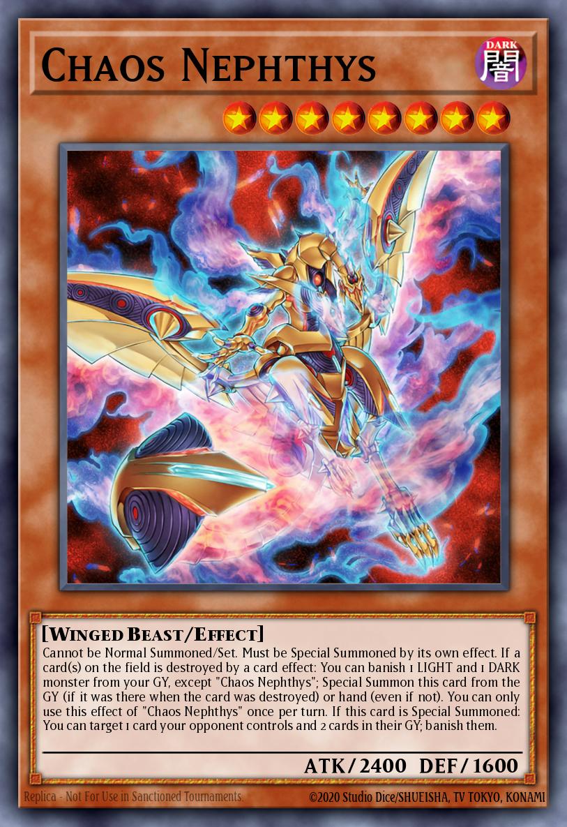 Chaos Nephthys Ultra Rare BACH-EN025 Battle of Chaos Yugioh card