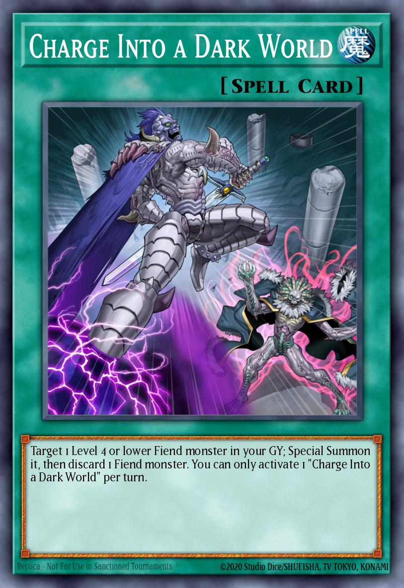 Charge Into a Dark World Common MP21-EN206 2021 Tin of Ancient Battles Yugioh card