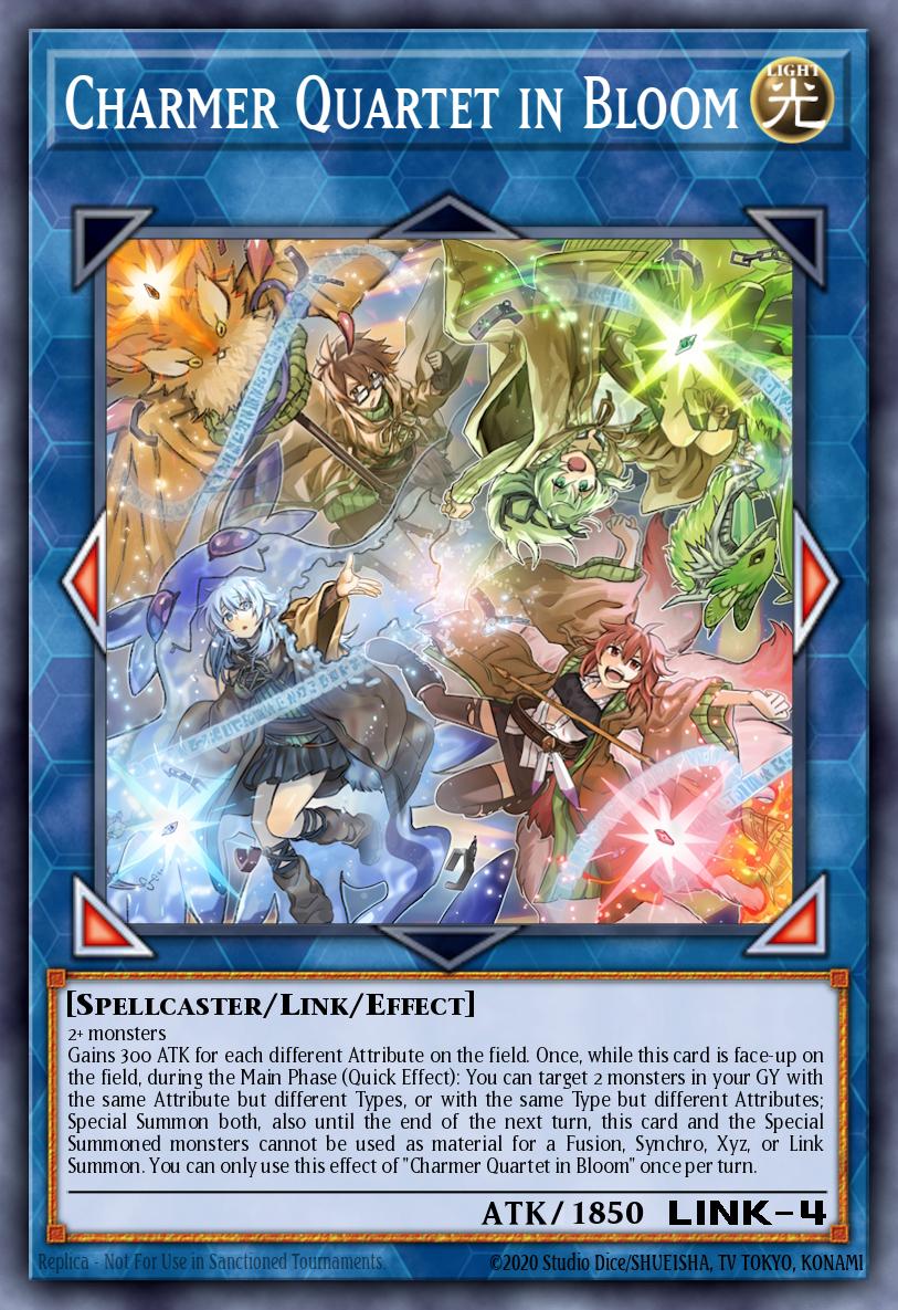 Charmer Quartet in Bloom Starlight Rare BLZD-EN050 Blazing Dominion Yugioh card