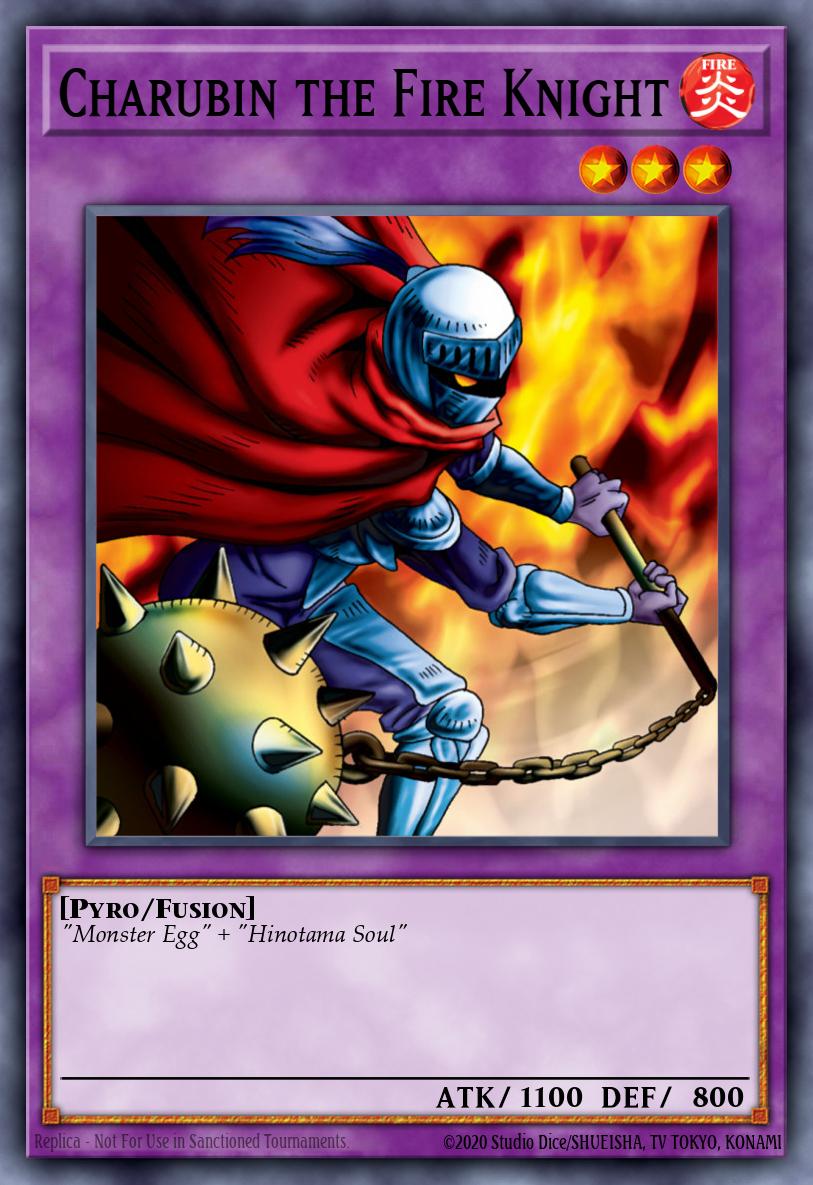Charubin the Fire Knight Rare LOB-015 Legend of Blue Eyes White Dragon Yugioh card