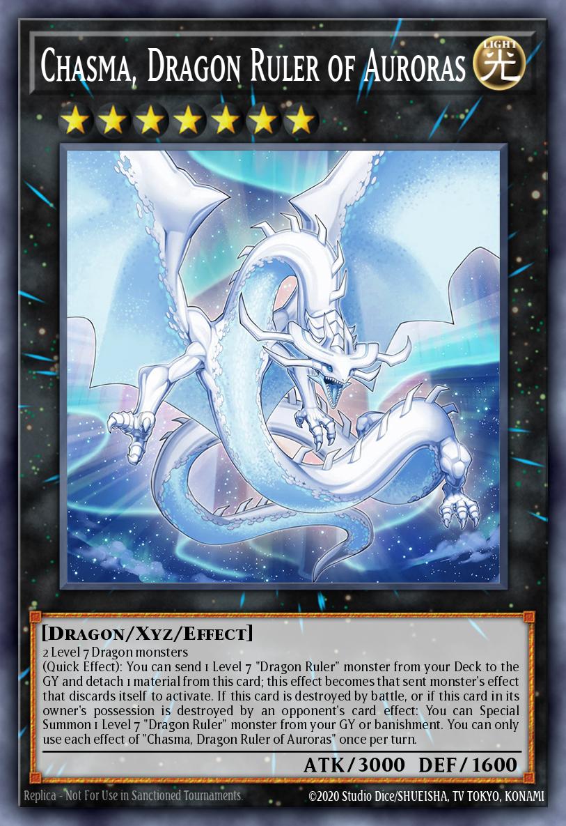 Chasma Dragon Ruler of Auroras Quarter Century Secret Rare ALIN-EN047 Alliance Insight Yugioh card