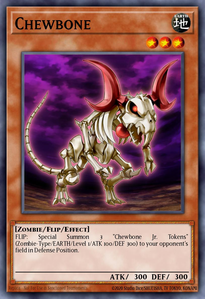 Chewbone Common SR04-EN019 Dinosmashers Fury Structure Deck Yugioh card