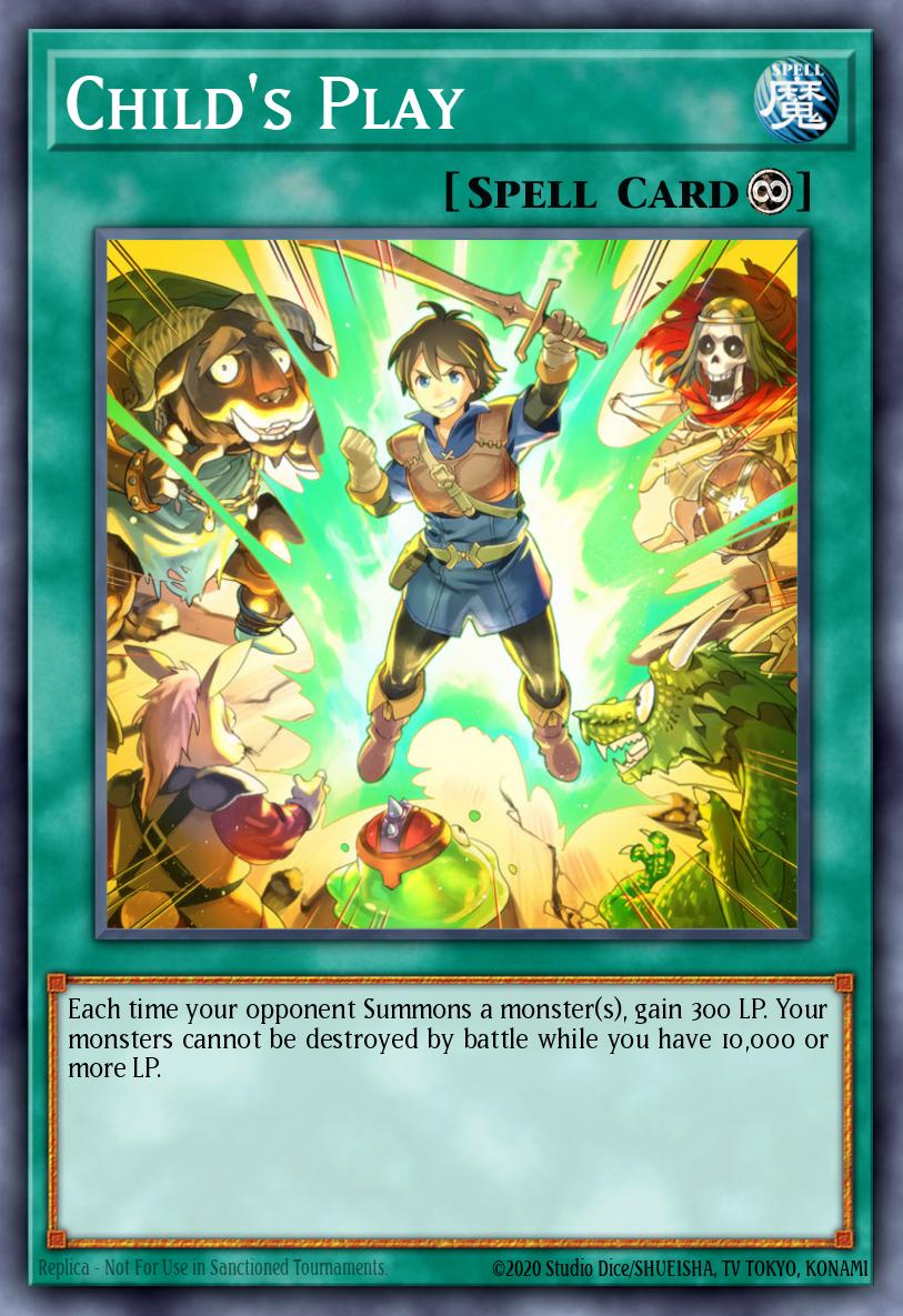 Childs Play Common SAST-EN069 Savage Strike Yugioh card