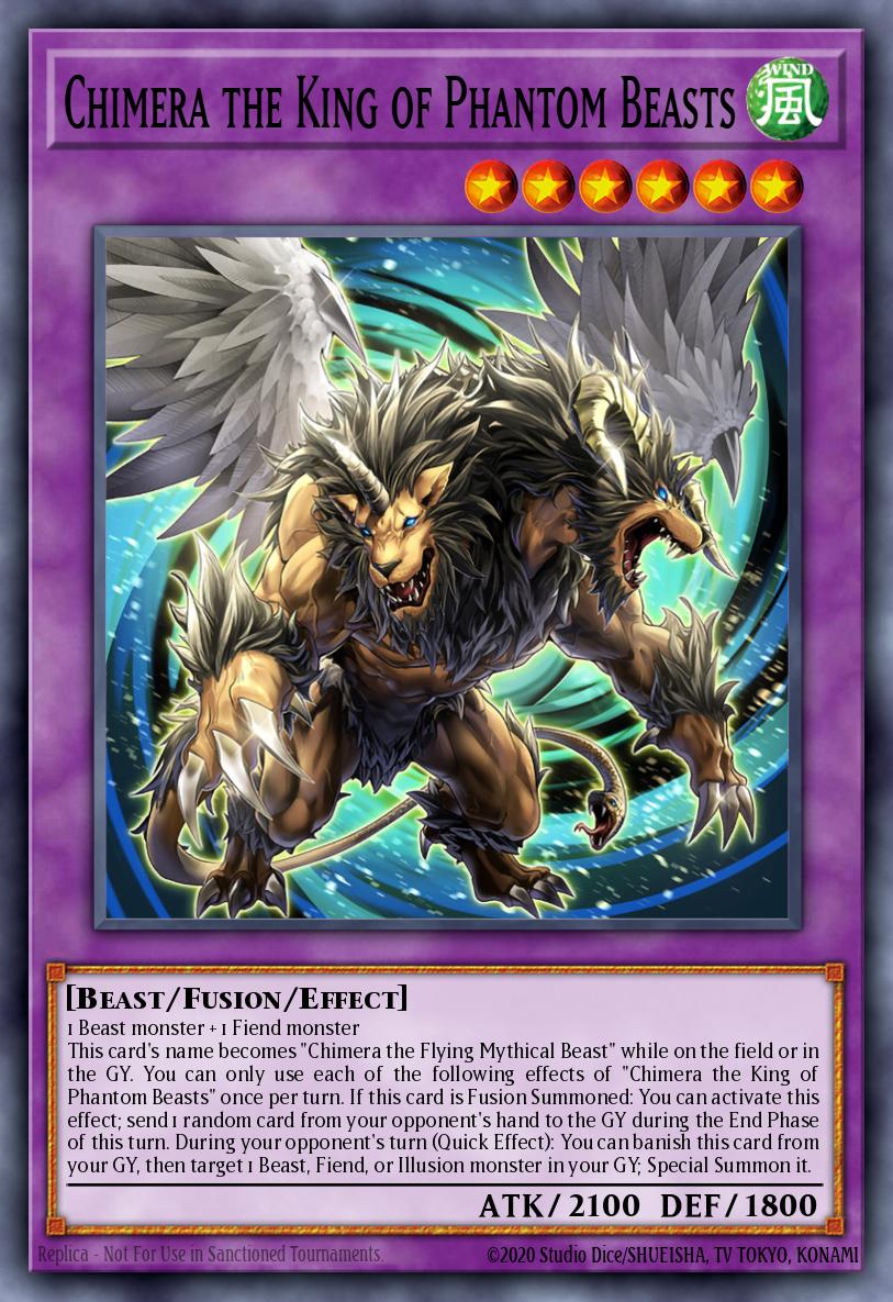 Chimera the King of Phantom Beasts Prismatic Secret Rare MP24-EN095 25th Anniversary Tin Dueling Mirrors Yugioh card
