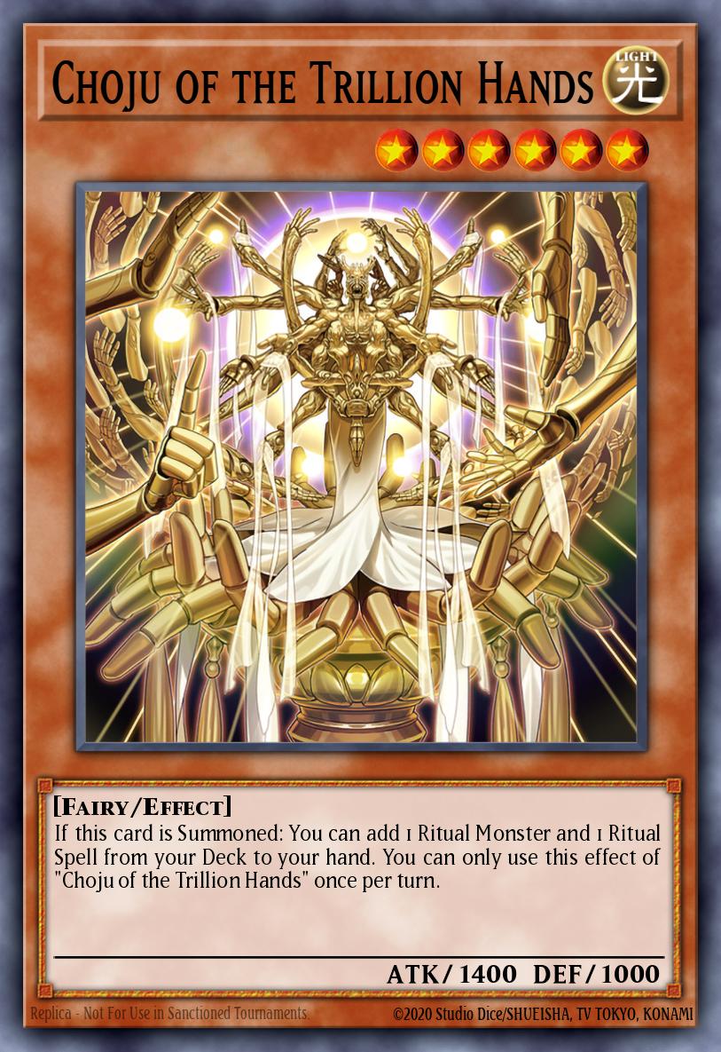 Choju of the Trillion Hands Super Rare PHHY-EN023 Photon Hypernova Yugioh card