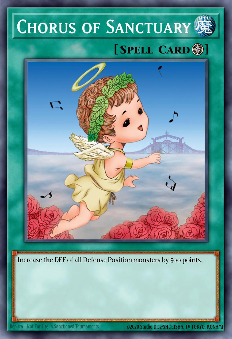 Chorus of Sanctuary Common DB1-EN022 Dark Beginning 1 Yugioh card