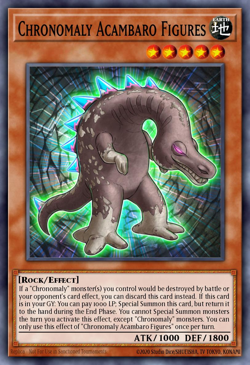 Chronomaly Acambaro Figures Common DAMA-EN014 Dawn of Majesty Yugioh card