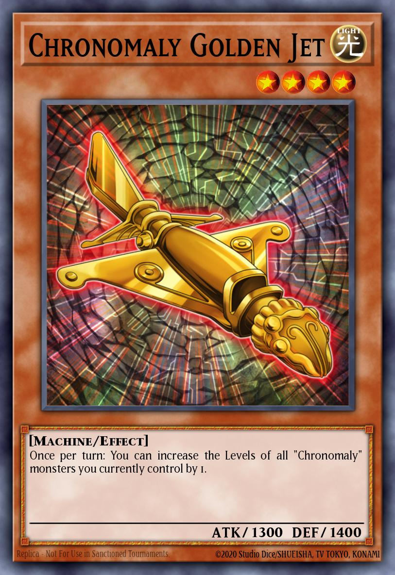 Chronomaly Golden Jet Common OP17-PT033 OTS Tournament Pack 17 (POR) Yugioh card