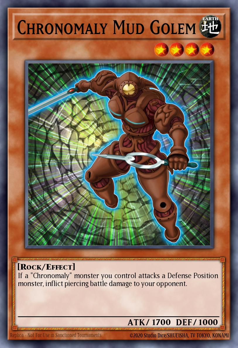 Chronomaly Mud Golem Super Rare NUMH-EN003 Number Hunters Yugioh card