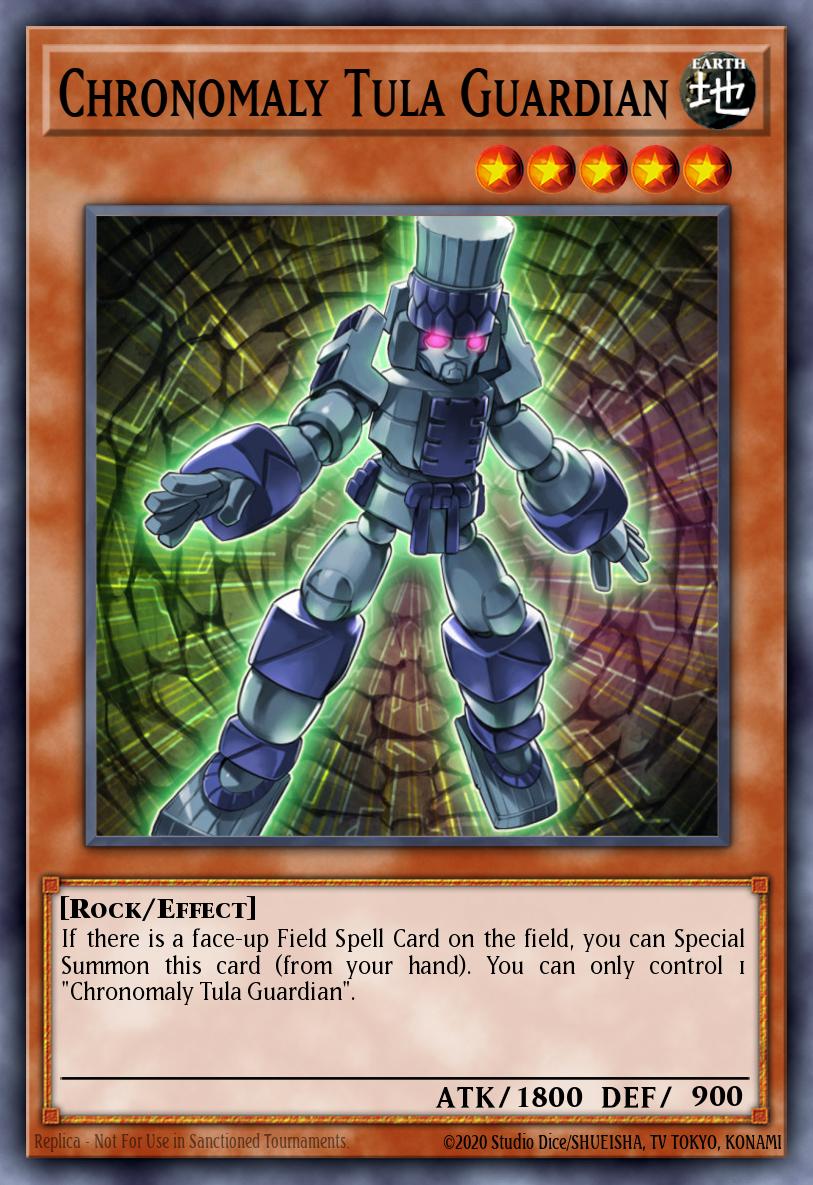 Chronomaly Tula Guardian Gold Secret Rare PGLD-EN003 Premium Gold Yugioh card